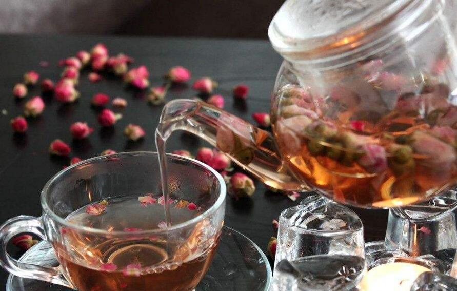 玫瑰花茶的作用,美白皮膚降低血壓