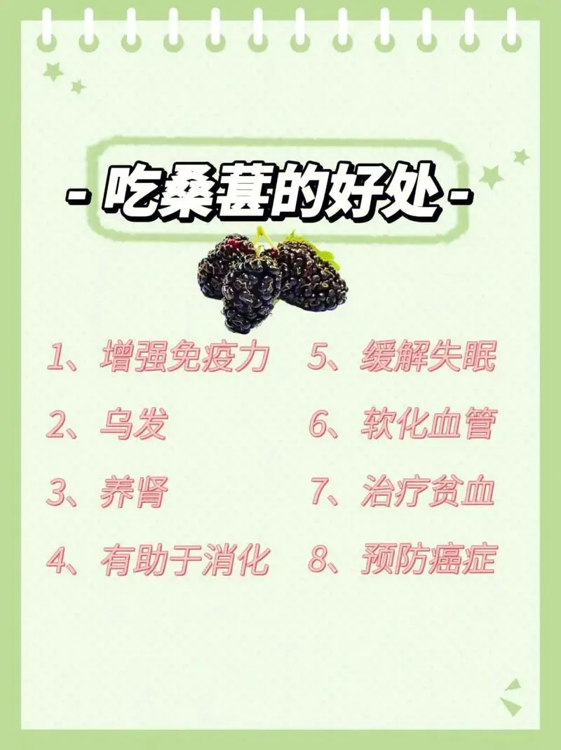 桑果有什么功效與作用?滋陰補血、美容養(yǎng)顏全搞定!