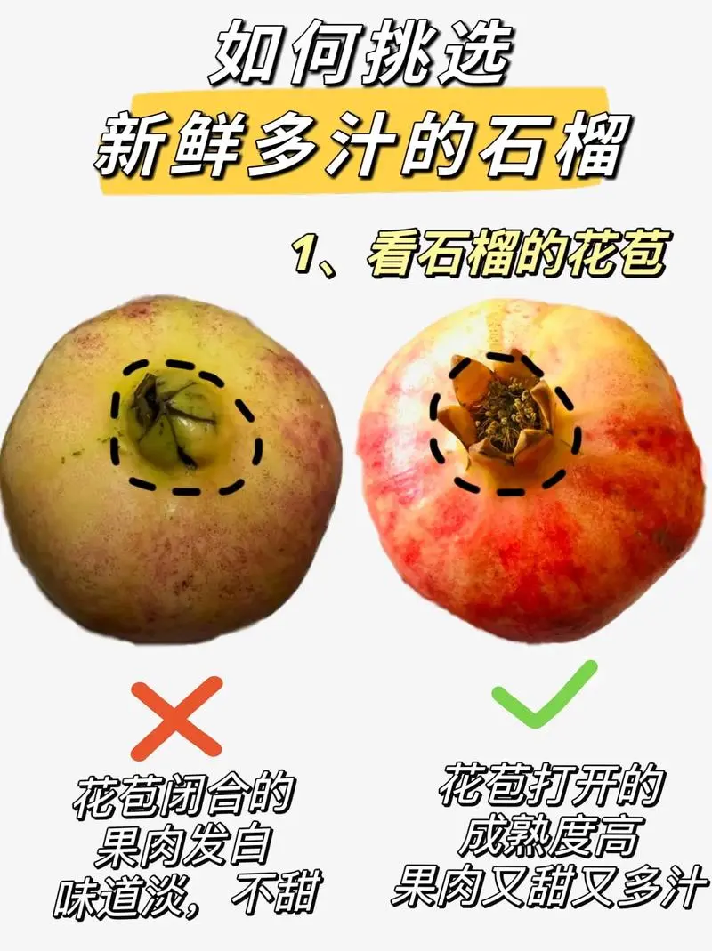 石榴挑選秘籍:五招教你選出最甜美味